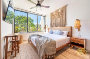 NHOA 307A Lux 2BR Condo Pool View in Aldea Zama